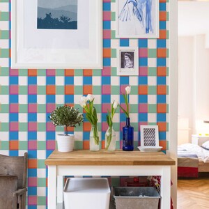 Unpasted Wallpaper - Geometric Farmhouse by Fancy Walls