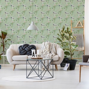 Timeet Self-Adhesive Wallpaper Green Adhesive Film Plant - View #7