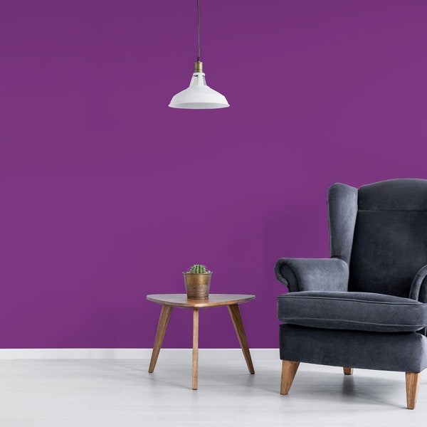 Peel and Stick Wallpaper Purple Etsy