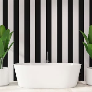 Stripes peel and stick wallpaper / Stripes removable wallpaper /  wallpaper - Self-adhesive or Traditional