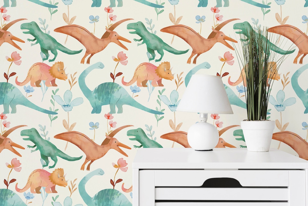 Dinosaur Peel And Stick Wallpaper