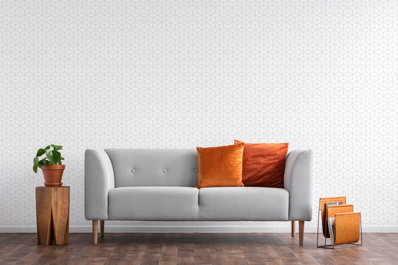 Geometric Modern Removable Wallpaper by Fancy Walls