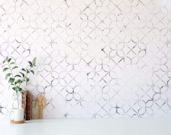 Moroccan Marble Removable wallpaper / Self-adhesive or Traditional wallpaper with Marble pattern / Moroccan Peel and Stick wallpaper