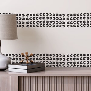 Small Print Peel and Stick Wallpaper / Stripe Removable Wallpaper ...