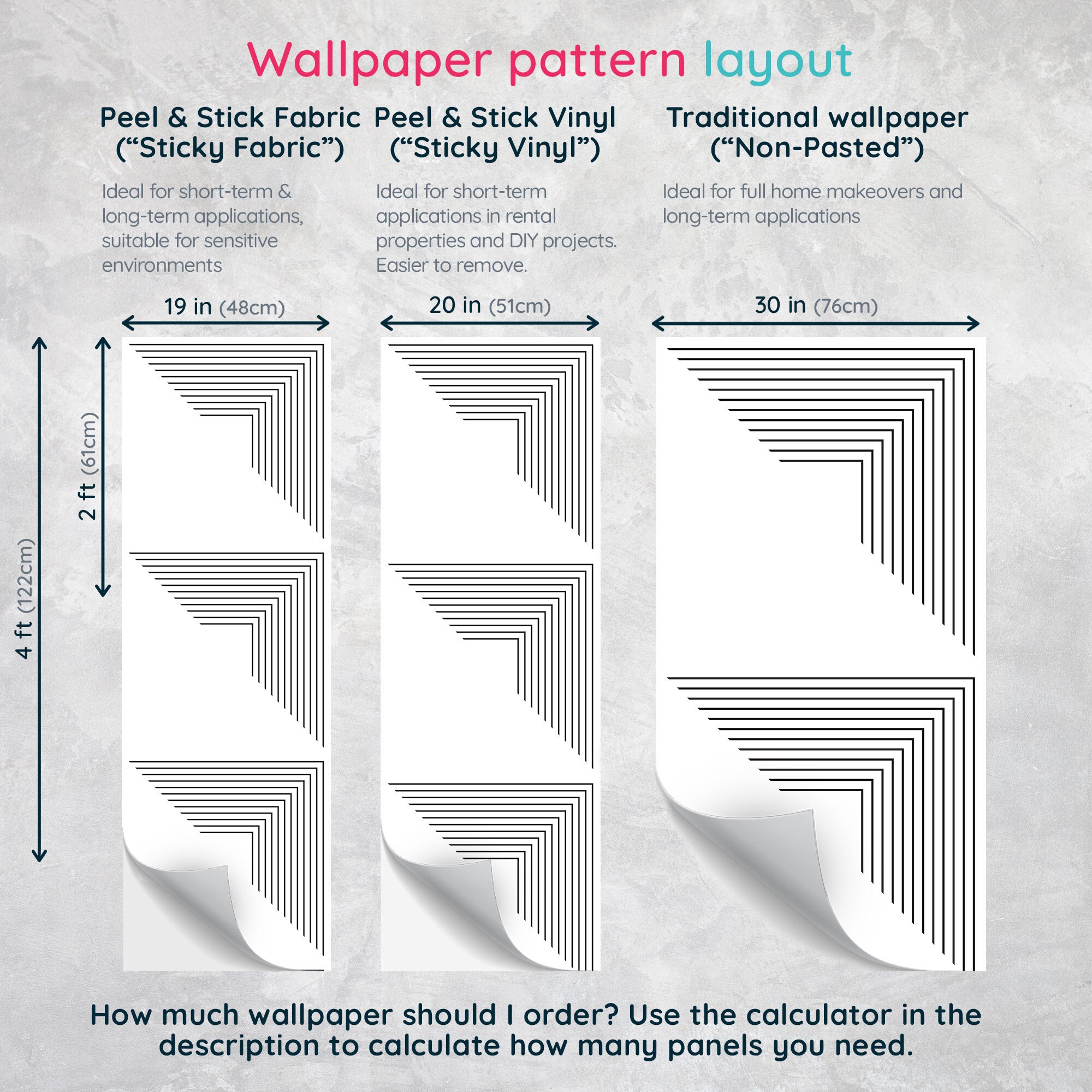 Geometric Peel and Stick Wallpaper / Square Removable - Etsy Geometric Peel and Stick Wallpaper / Square Removable - Etsy