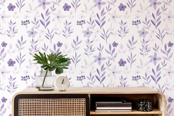 Purple Peel and Stick Removable Wallpaper  2023 Designs