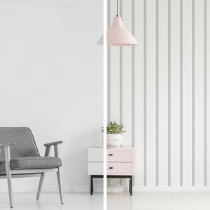 Striped Peel and Stick Wallpaper by Fancy Walls