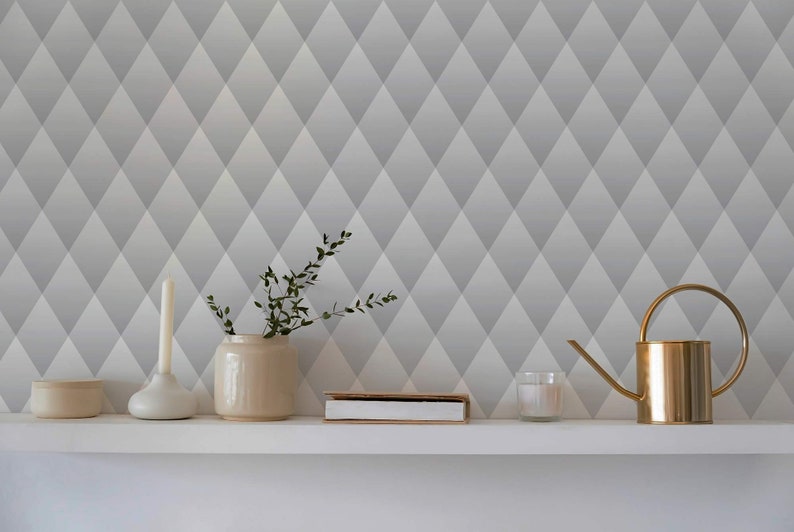 Harlequin Peel and Stick Wallpaper / Geometric Removable Etsy