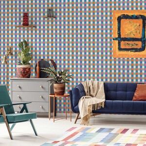 Fancy Walls Colorful Geometric Peel and Stick Wallpaper