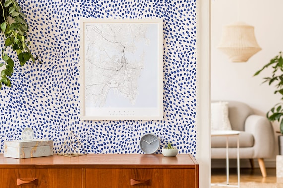 Animal Print Peel and Stick Wallpaper / Spotted Removable - Etsy Animal Print Peel and Stick Wallpaper / Spotted Removable - Etsy