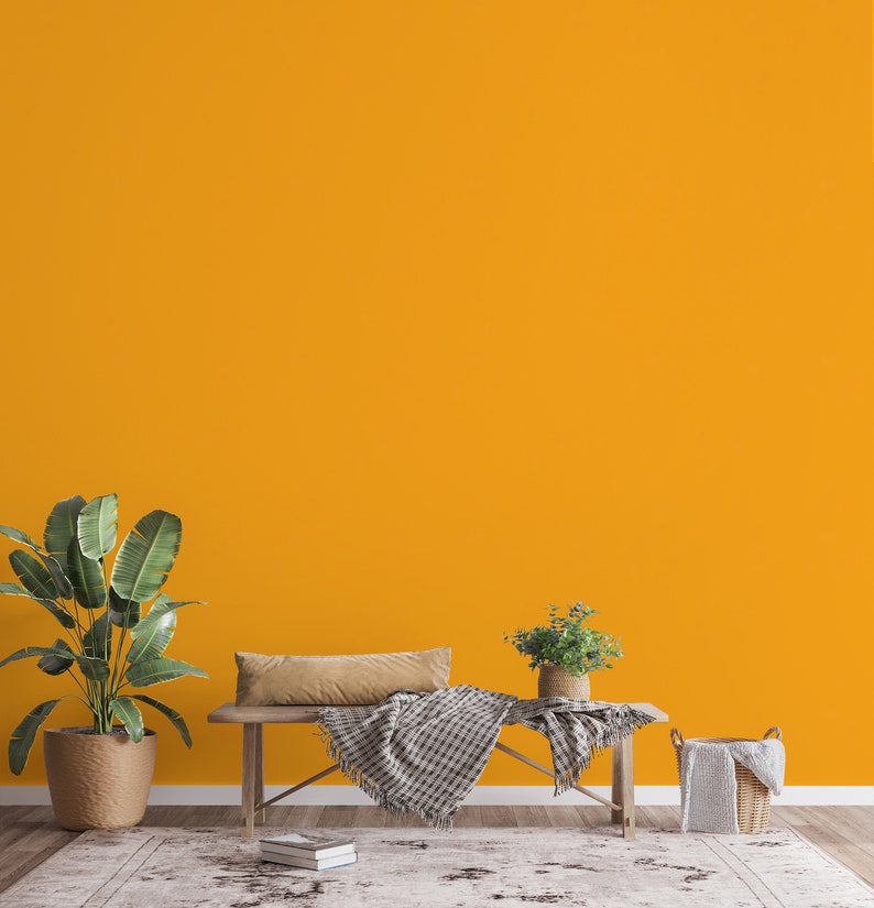 Solid Color Peel and Stick Wallpaper / One Color Removable Etsy