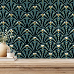 Marble Meets Art Deco Wallpaper - Stylish and Unique - Happywall