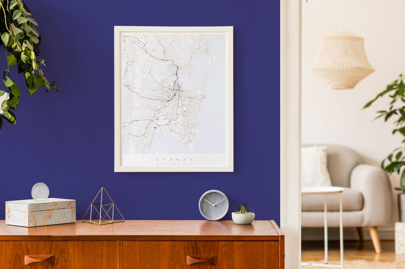 Navy Blue Peel and Stick Wallpaper / Solid Navy Blue Removable Etsy