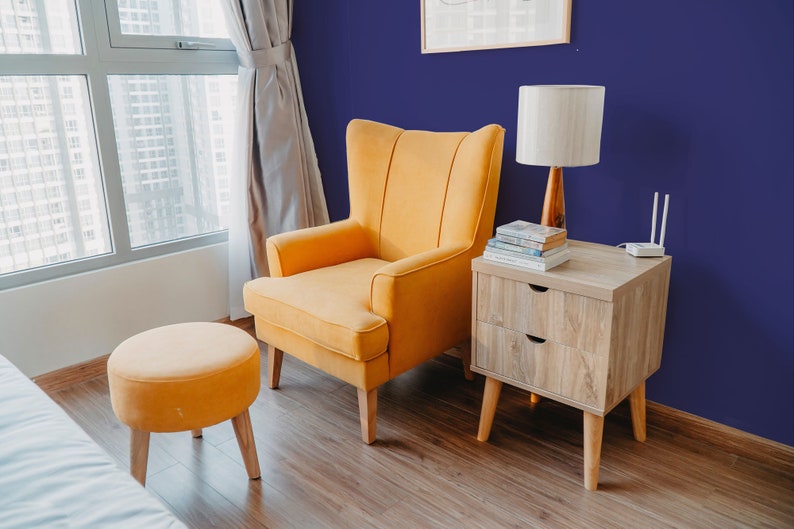 Navy Blue Peel and Stick Wallpaper / Solid Navy Blue Removable Etsy