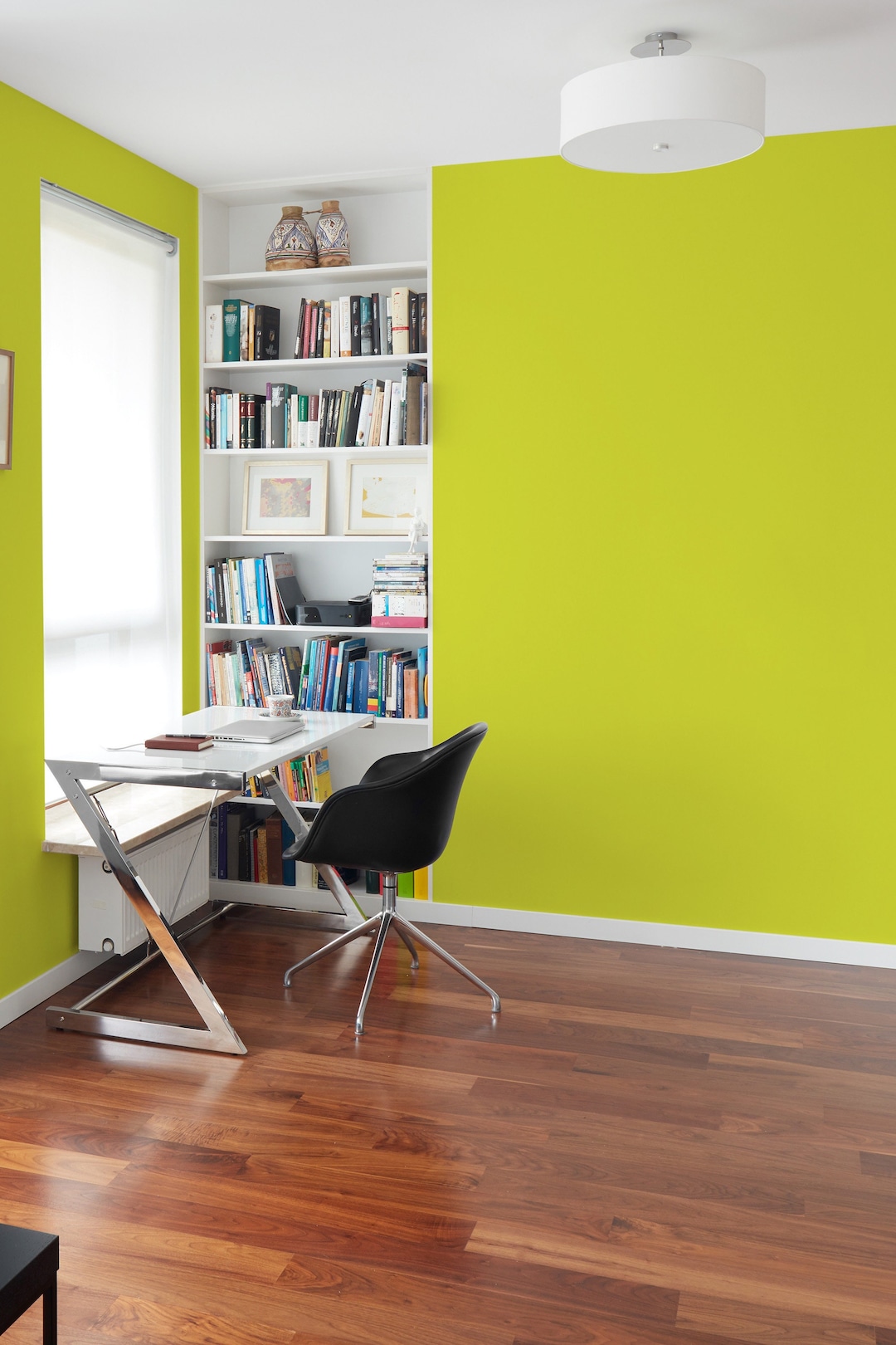 Chartreuse Solid Color Wallpaper Peel and Stick Wallpaper or Non Pasted