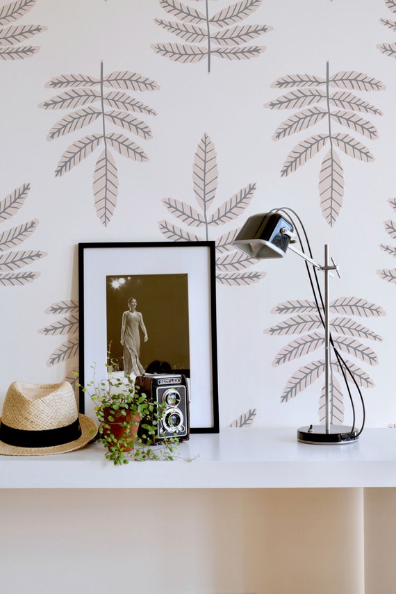 Transform Your Space with Green Beige Peel  Stick Wallpaper