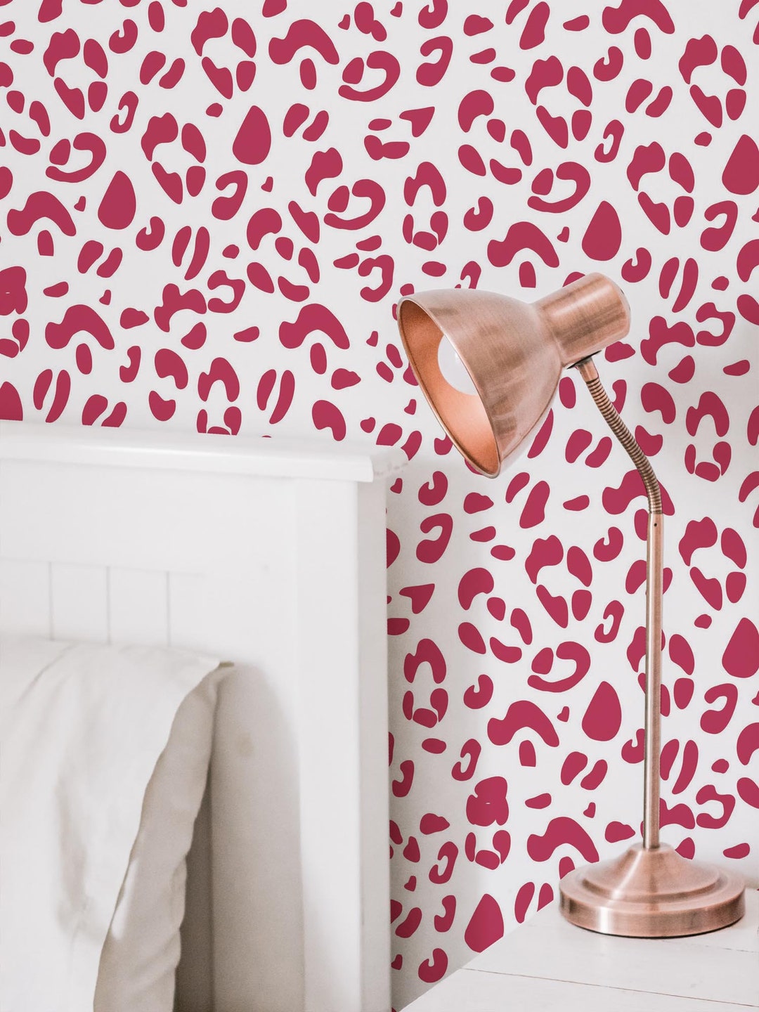 eopard Spring Nordic Leopard Print Wallpaper Self-Adhesive Bedroom
