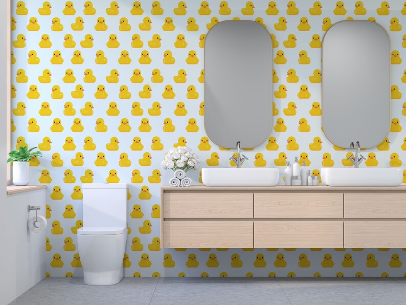 Unpasted Wallpaper - Duck Eclectic by Fancy Walls
