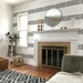 Small Print Peel and Stick Wallpaper / Stripe Removable - Etsy