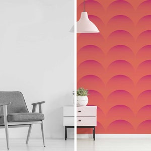 Geometric Peel and Stick Wallpaper by Fancy Walls