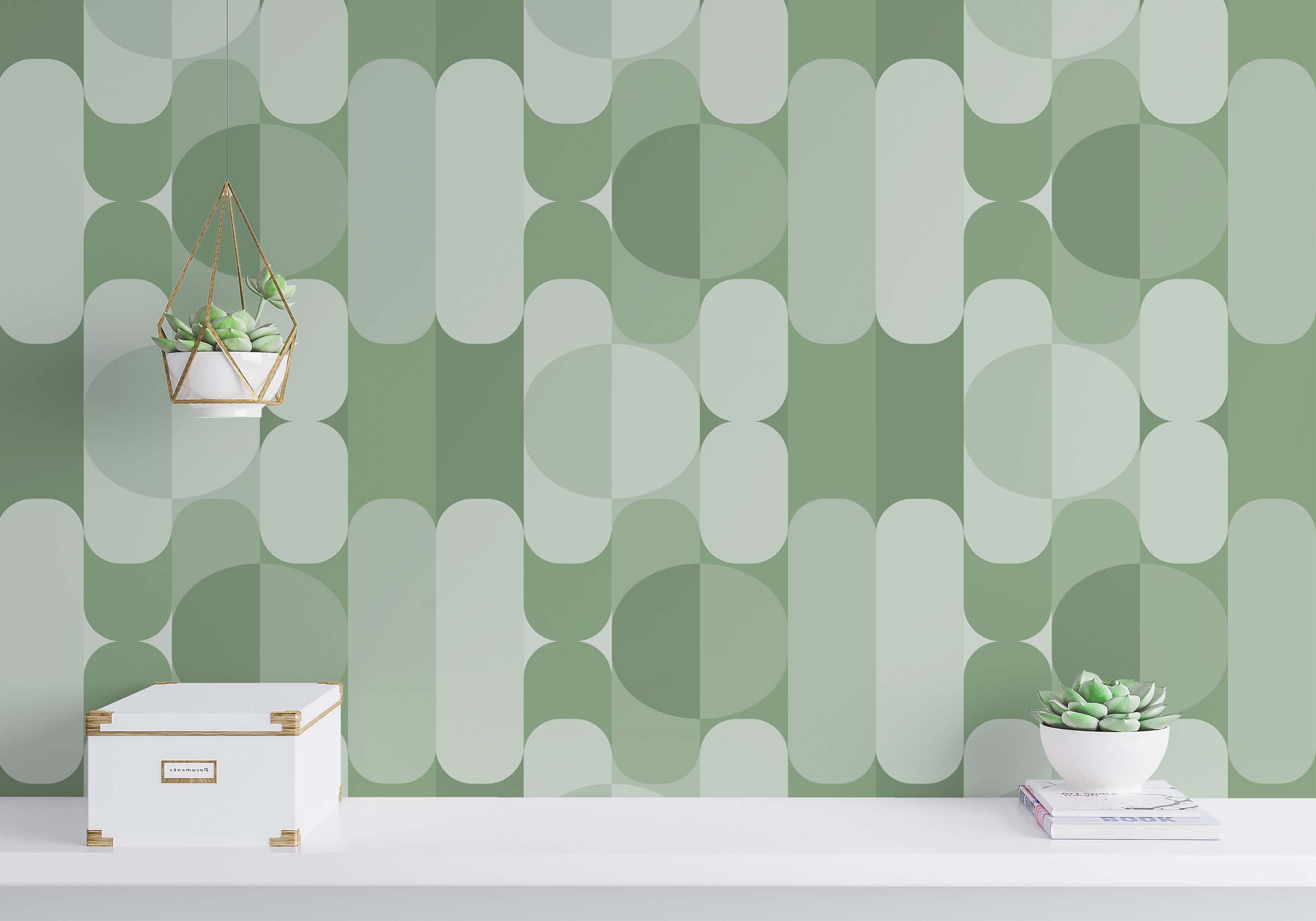 Sage Green Peel And Stick Wallpaper