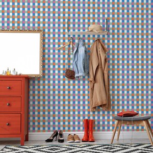 Geometric Farmhouse Removable Wallpaper by Fancy Walls