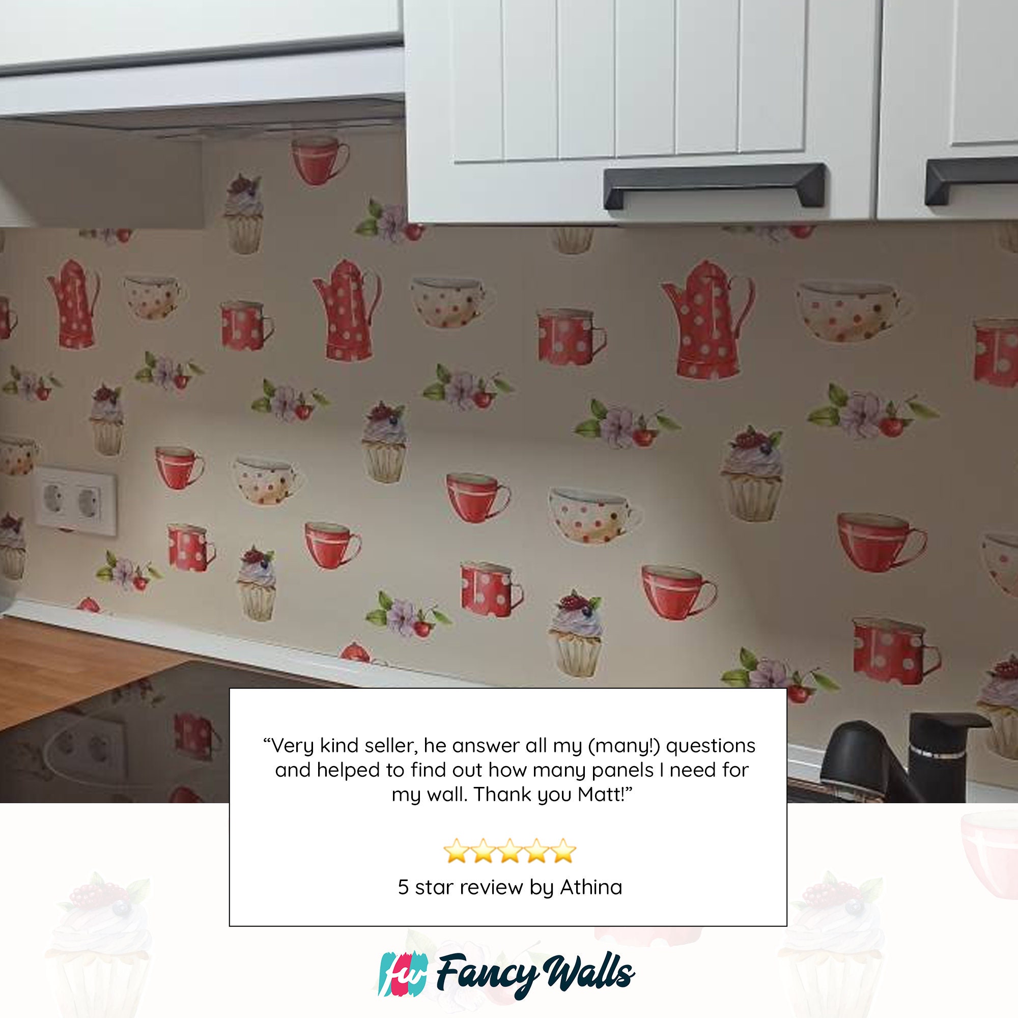Kitchen Vintage Peel and Stick Wallpaper / Retro Removable - Etsy