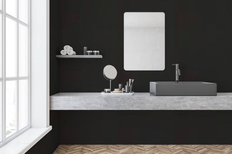 Solid Black Peel and Stick Wallpaper / Solid Black Removable Etsy