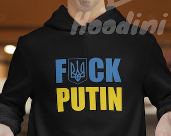 f putin hoodie, ukrainian f putin hoodie, Ukrainian flag, Ukraine hoodie, slava ukraine hoodie, ukraine support hoodie, f putin ukraine flag