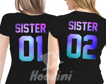 Sister shirts sister 01 sister 02 shirts sisters shirts sister squad shirt sister matching shirts big sister little sister shirt sister gift
