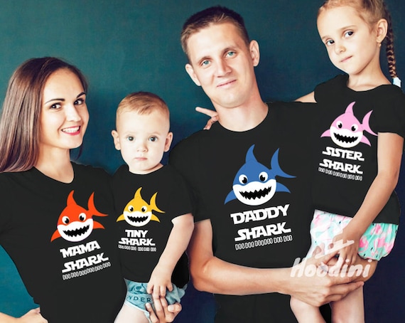 Sister Shark T-Shirt Doo Doo Doo - Matching Family Outfits Sister Shark T-Shirt Doo Doo Doo - Matching Family Outfits