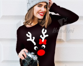 Christmas sweater christmas sweater for women christmas sweater for men cute christmas sweater sweatshirt christmas pajamas rudolph deer