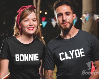Bonnie and Clyde shirts couple t shirt couple tees King Queen 01 couple tshirts funny matching couple shirts wedding gift anniversary gift