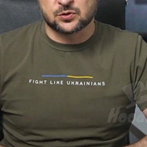 Camisa Zelensky, camisa de Ucrania, camisa de apoyo a Ucrania, camisa militar de Ucrania, camisa zelensky, luchar como ucranianos, luchar como camiseta de ucranianos