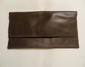 Leder Tabaktasche Wren Schwarz