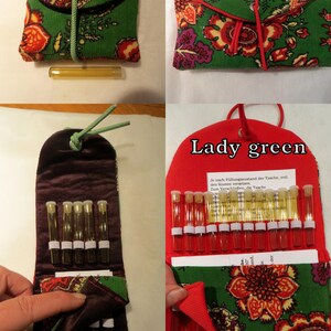 Bolsa de medicamentos homeopáticos con estampado de pana fina, disponible para 10, 24 o 60 remedios, kit de viaje homeopático, protección radiológica para teléfono móvil.