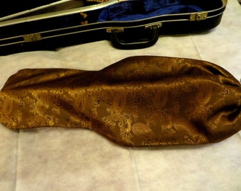 Étui pour violon en soie jacquard, Tchaïkovski, sac de protection à deux couches pour violon 4/4, instruments de musique