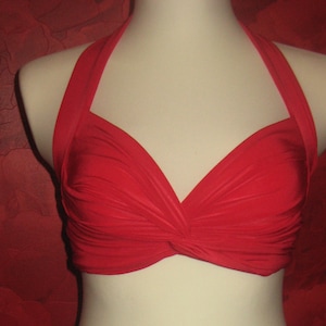 Red Bra Top belly dance, Tribal, Costume Practice Tribal Fusion Sexy Tied Top Universal