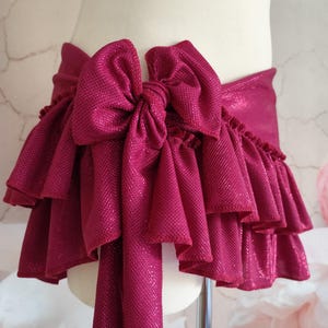 Amaranth Hip Scarf belly dance Shawl Tribal shiny Shimmy Tribal Fusion Costume Practice  skirt S M L XL  waist belt