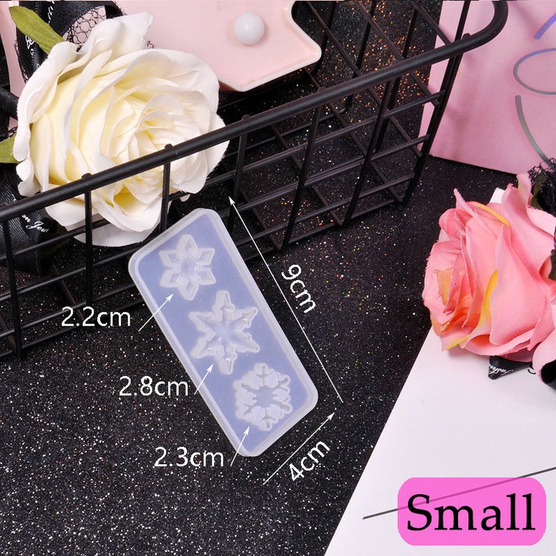Christmas Theme Snowflake Silicone Mold UV Epoxy Resin Mold