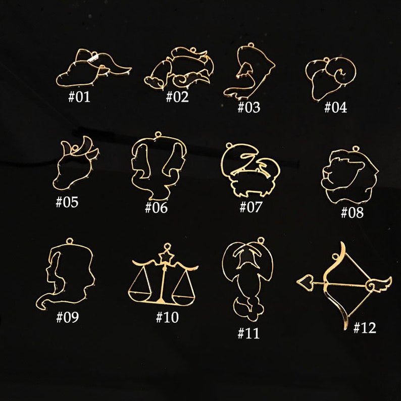 resin charm supplies