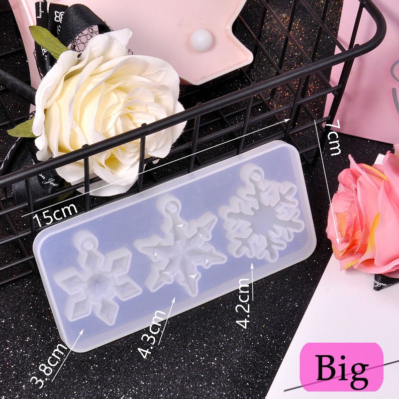Christmas Theme Snowflake Silicone Mold UV Epoxy Resin Mold
