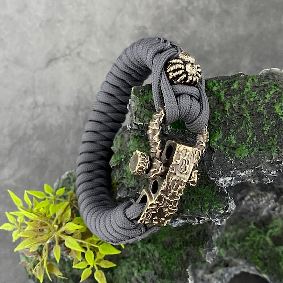 Buy Tarantula Bead Paracord Bracelet Spider Bead Paracord Bronze