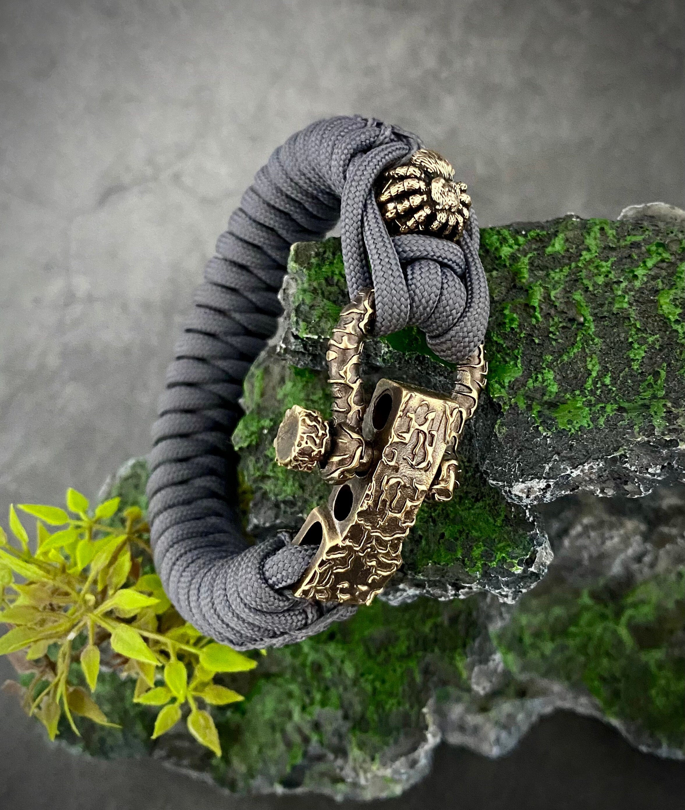 Tarantula Bead - Paracord Bracelet - Spider Bead - Paracord