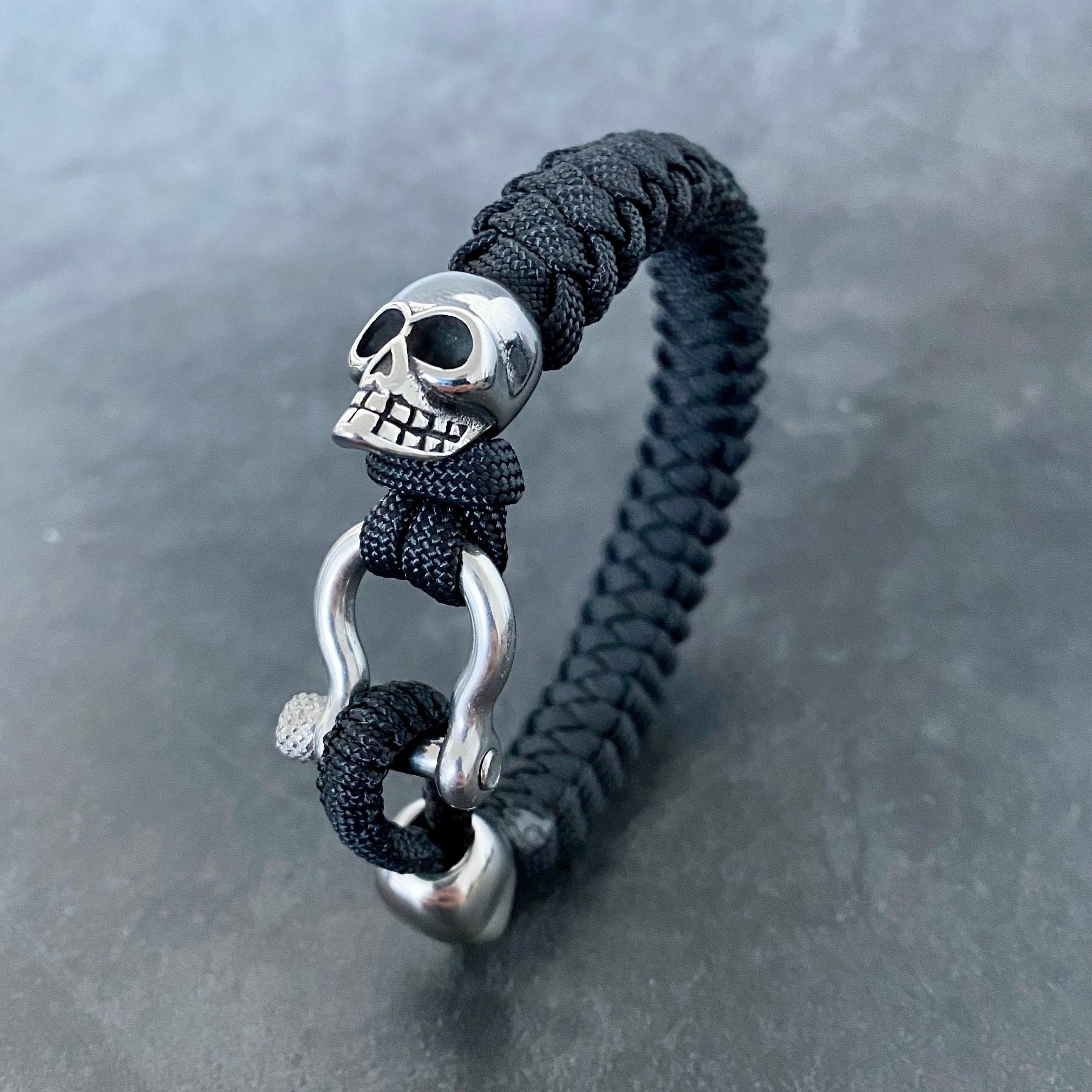 CooB Buckle Lock Shackle Biomechanics Skull Paracord Bracelet Bead Beads  Buckles
