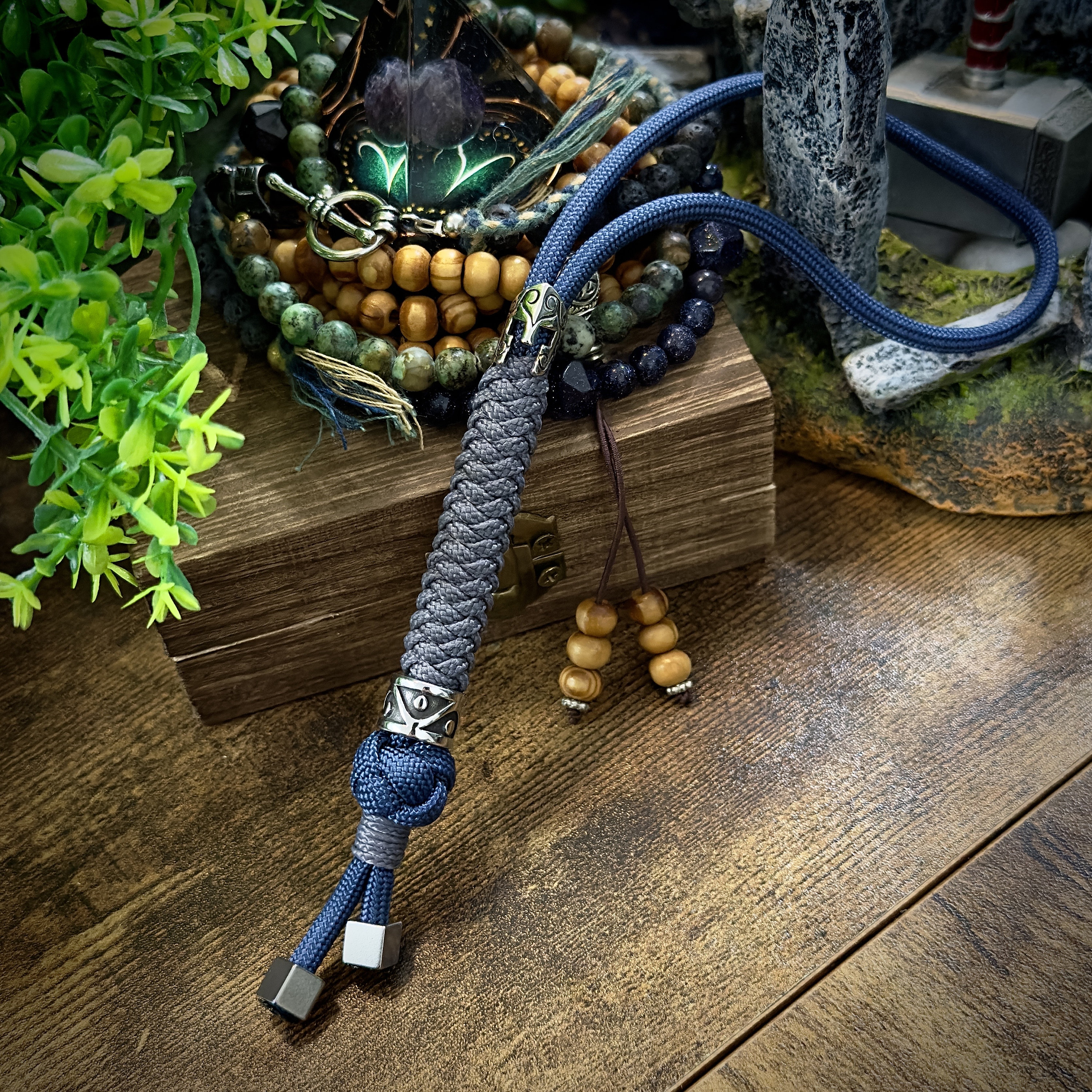 Paracord Lanyard With Bead WE Knife A-01B Paracord Lanyard With