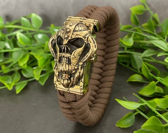Viking Bracelet - Undead Viking - Paracord Bracelet - Viking Skull - Warrior Bracelet - Norse Wristband - Paracord Armband