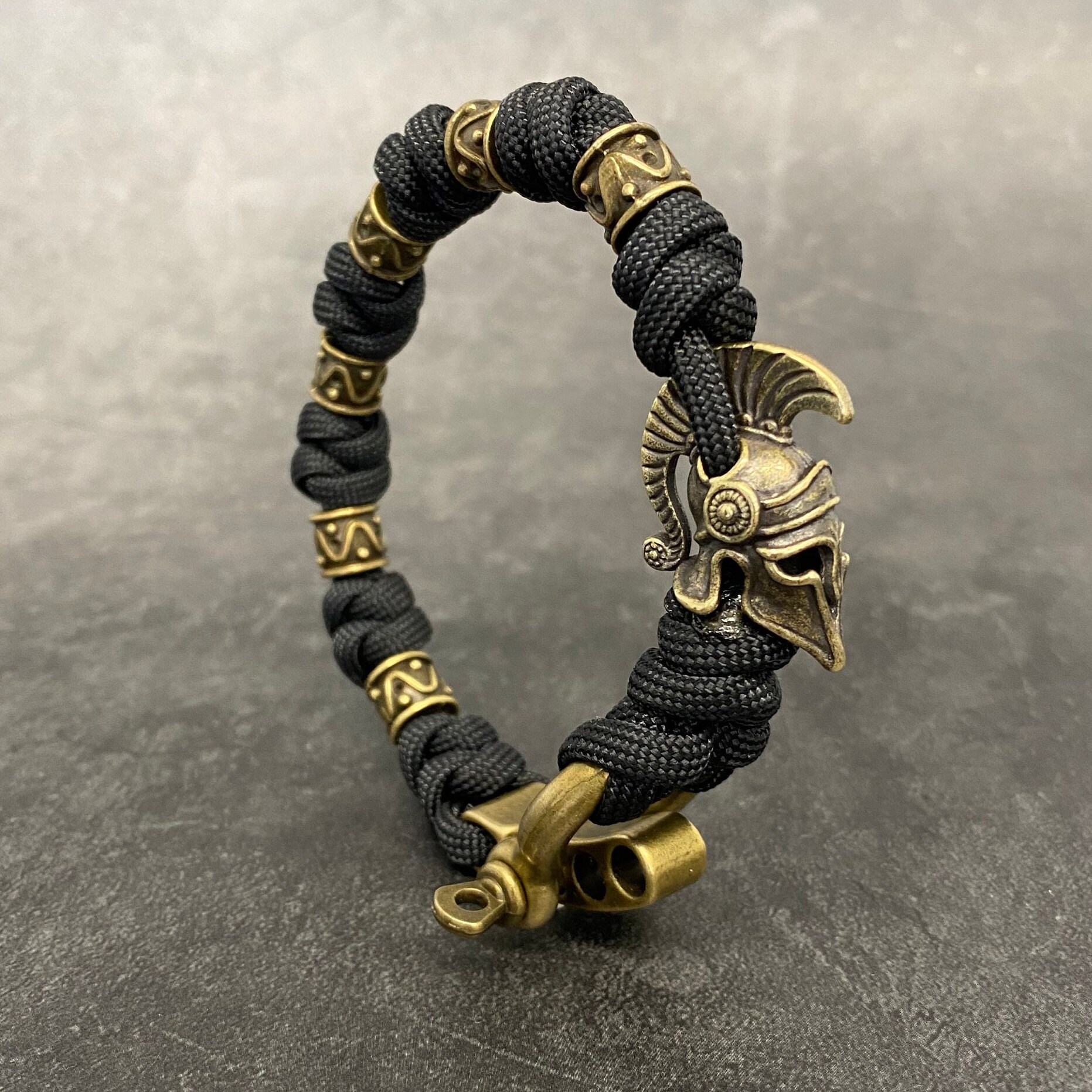 Spartan Helmet Paracord Bracelet - Survival Gear, 13ft Of 550lb Cord, Unisex Tactical Bracelet - View #7