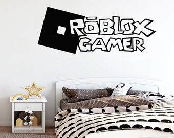 Roblox Wall Sticker Etsy - roblox wall decal etsy uk wall decals etsy uk decals