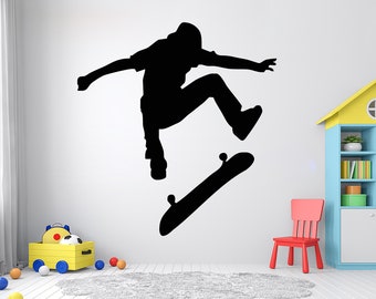 Skateboard Extreme wall,Sports,Wall decor,Wall Decal,Window Sticker,Vinyl sticker Handmade 1786 Skate